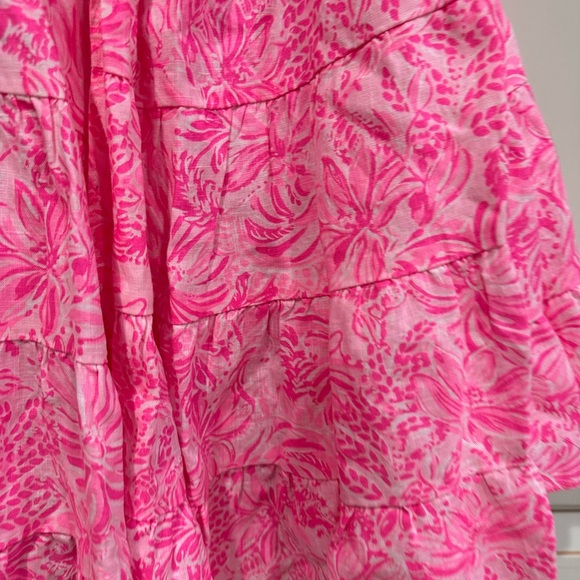 NWT Lilly Pulitzer Iralee Linen Wrap Dress (7) - Picture 5 of 8